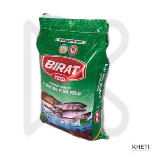 Birat Floating Fish Feed (Protein: 32%-34%, Size: 1.5 mm) 
